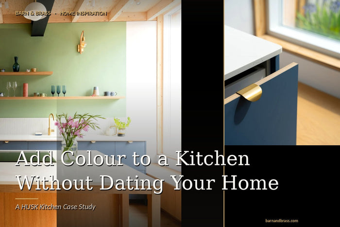 How to Add Colour to a Kitchen Without Dating Your Home: A HUSK Kitchen Case Study