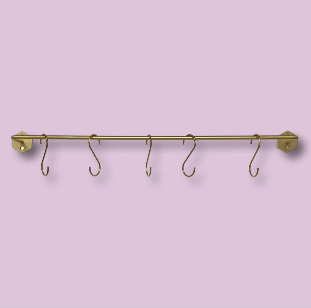 STANG - Solid Brass Utensil Rail