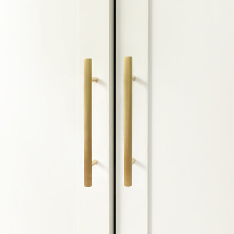 ASLAUG - Grooved Brass Cabinet Handle