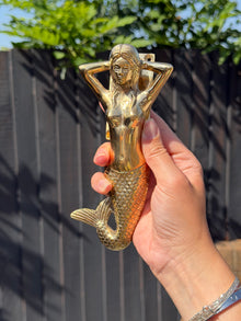 SYRENA - Solid Brass Mermaid Door Knocker