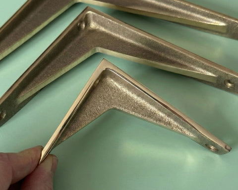 STOTTE - Aged Brass Shelf Bracket