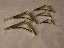 POLERT- Polished Brass Shelf Bracket