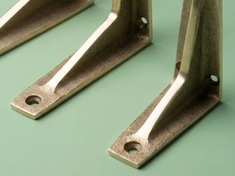 STOTTE - Aged Brass Shelf Bracket
