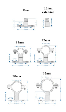 TALA - Brass Pipe Bracket