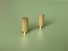 SMAL - Grooved Slim Brass Cabinet Knob