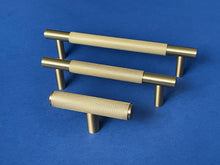 BJØRG - Knurled Brass Cabinet Handle