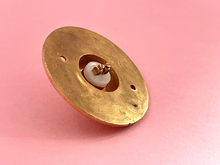 BESØK - Welcome Visitor Brass Doorbell
