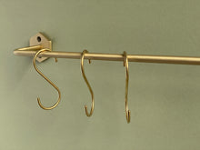 STANG - Solid Brass Utensil Rail